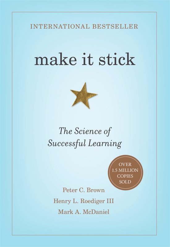 Boekomslag van Make it Stick door Peter C. brown et al.